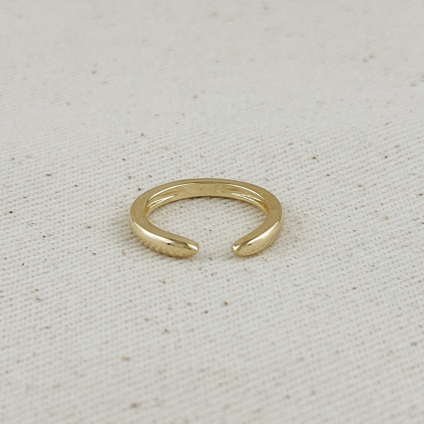 18k Gold Filled Open Top Stackable Ring