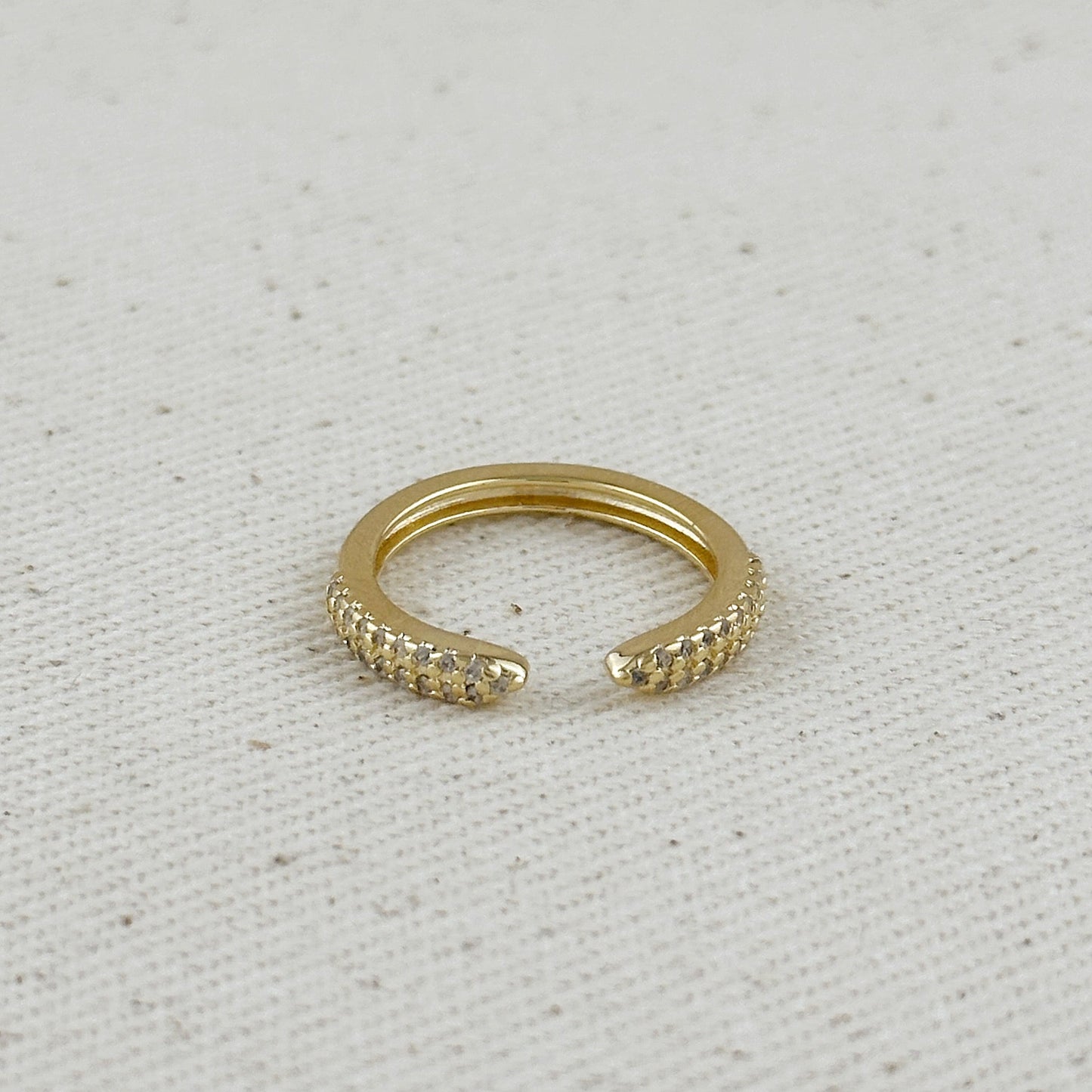 18k Gold Filled Open Top Stackable Ring