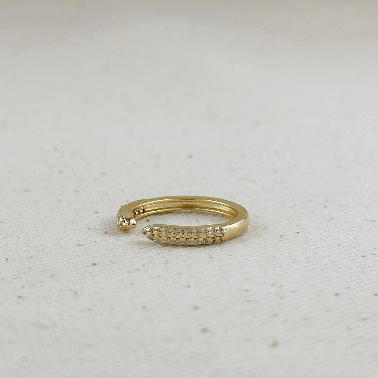 18k Gold Filled Open Top Stackable Ring