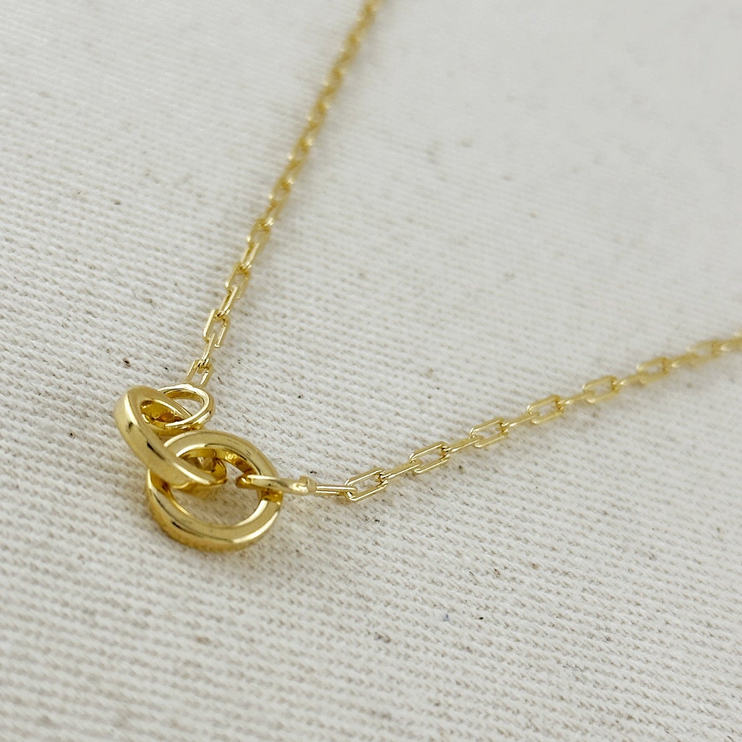 18k Gold Filled Linked Necklace