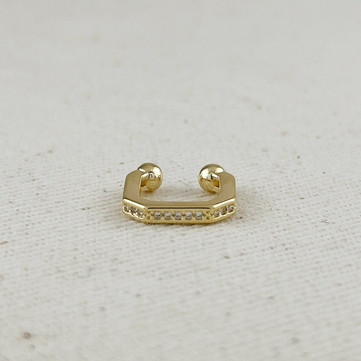 18k Gold Filled Quadratini Ear Cuff