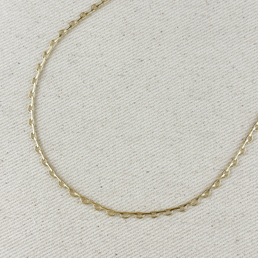 18k Gold Filled Lace Belly Chain