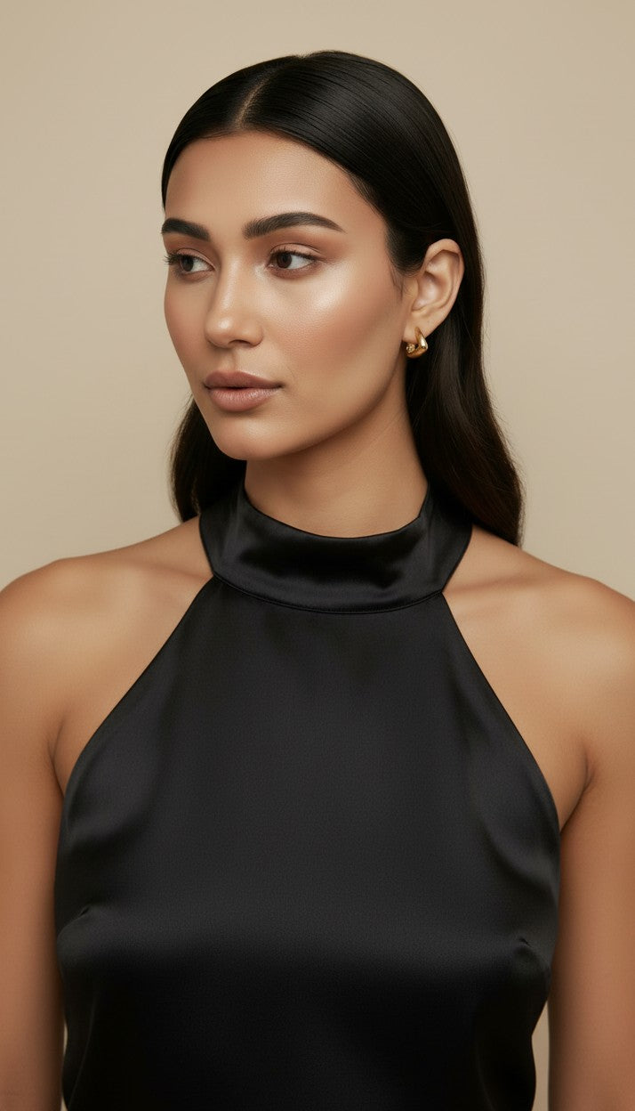 ✨ 18k Gold Filled Triangle Shaped Hoop Earrings — The Circle, Reimagined. Sharp Angles. Bold Confidence.