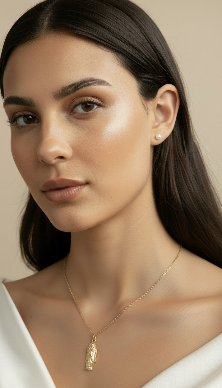 🤍 18k Gold Filled Korean Pearl Stud Earrings — The Classic. Done Right. For Every Occasion