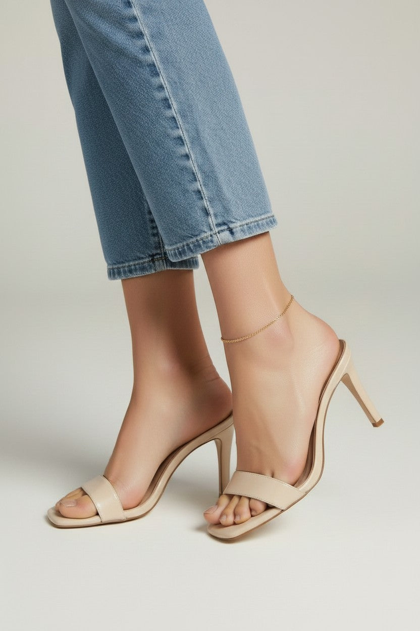 18k Gold Filled Lace Chain Anklet — A Whisper of Gold With Every Step
