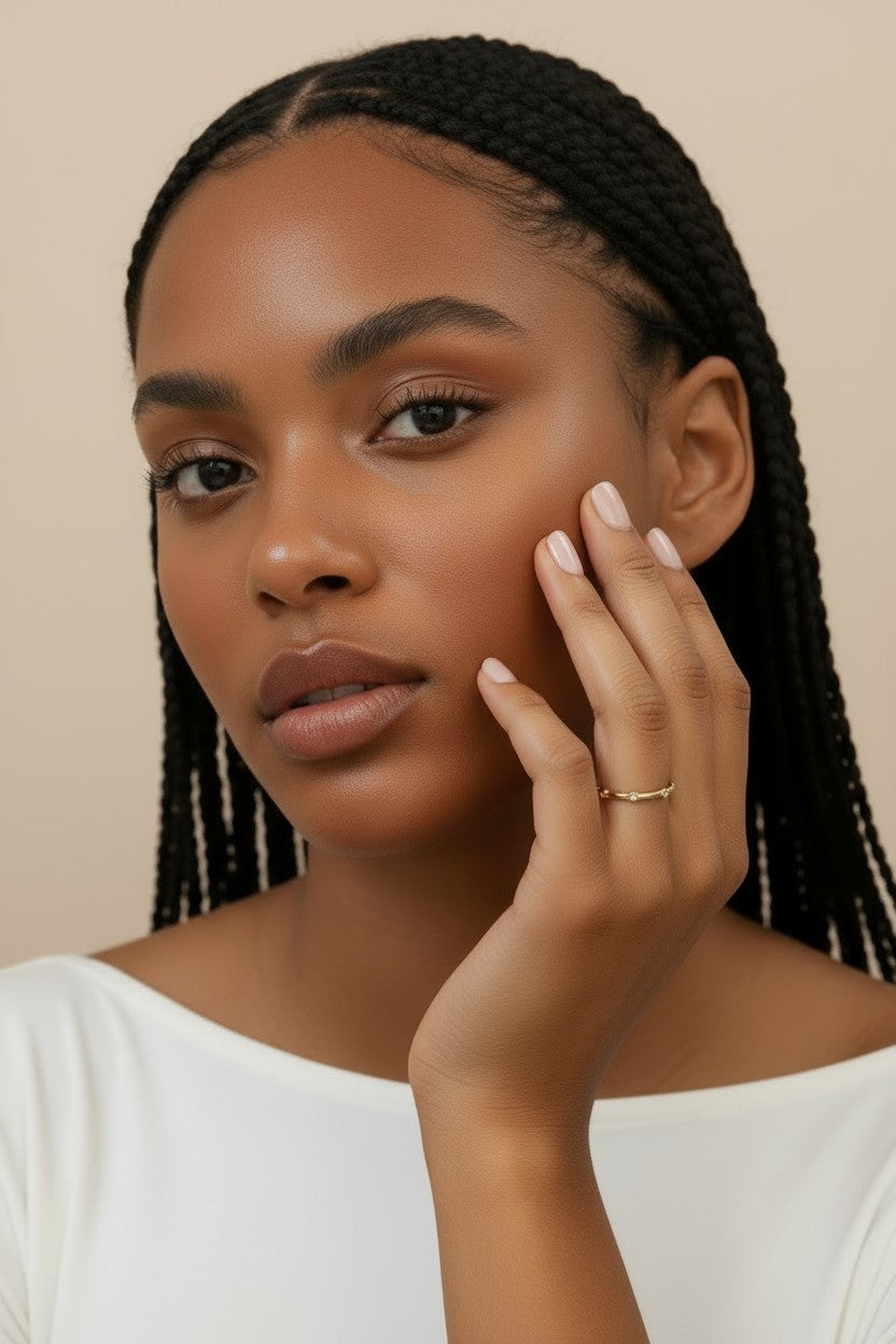 ✨ 18k Gold Filled CZ Dot Band Ring — Sparkle, Evenly Placed. All the Way Around.