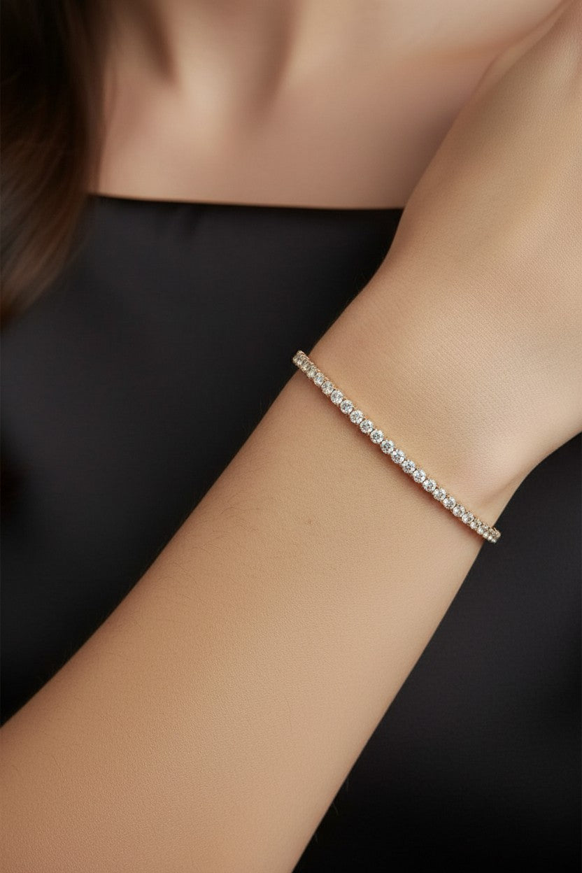 Tennis Bracelet - AAAAA CZ Diamond Alternative Bracelet for Women