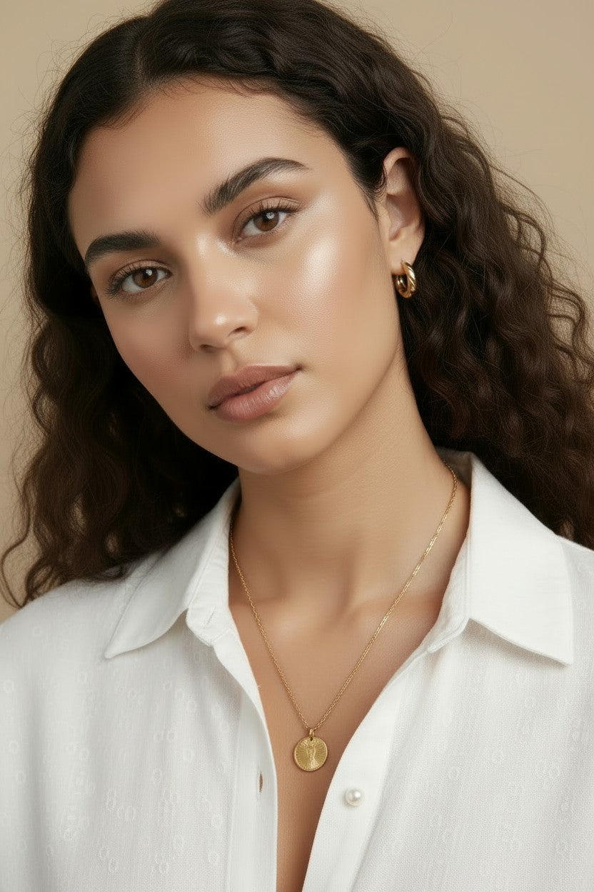 ✨ 18k Gold Filled Angel Wing Sunburst Necklace — Celestial Grace, Worn Every Day