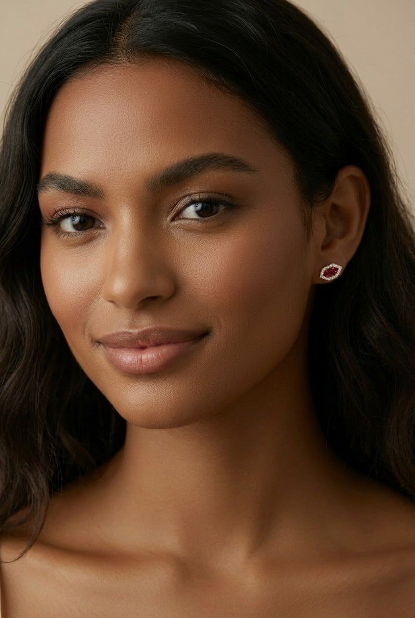 ๐ 18k Gold Vermeil Birthstone Baguette Earrings โ Your Month on Both Ears, Every Day