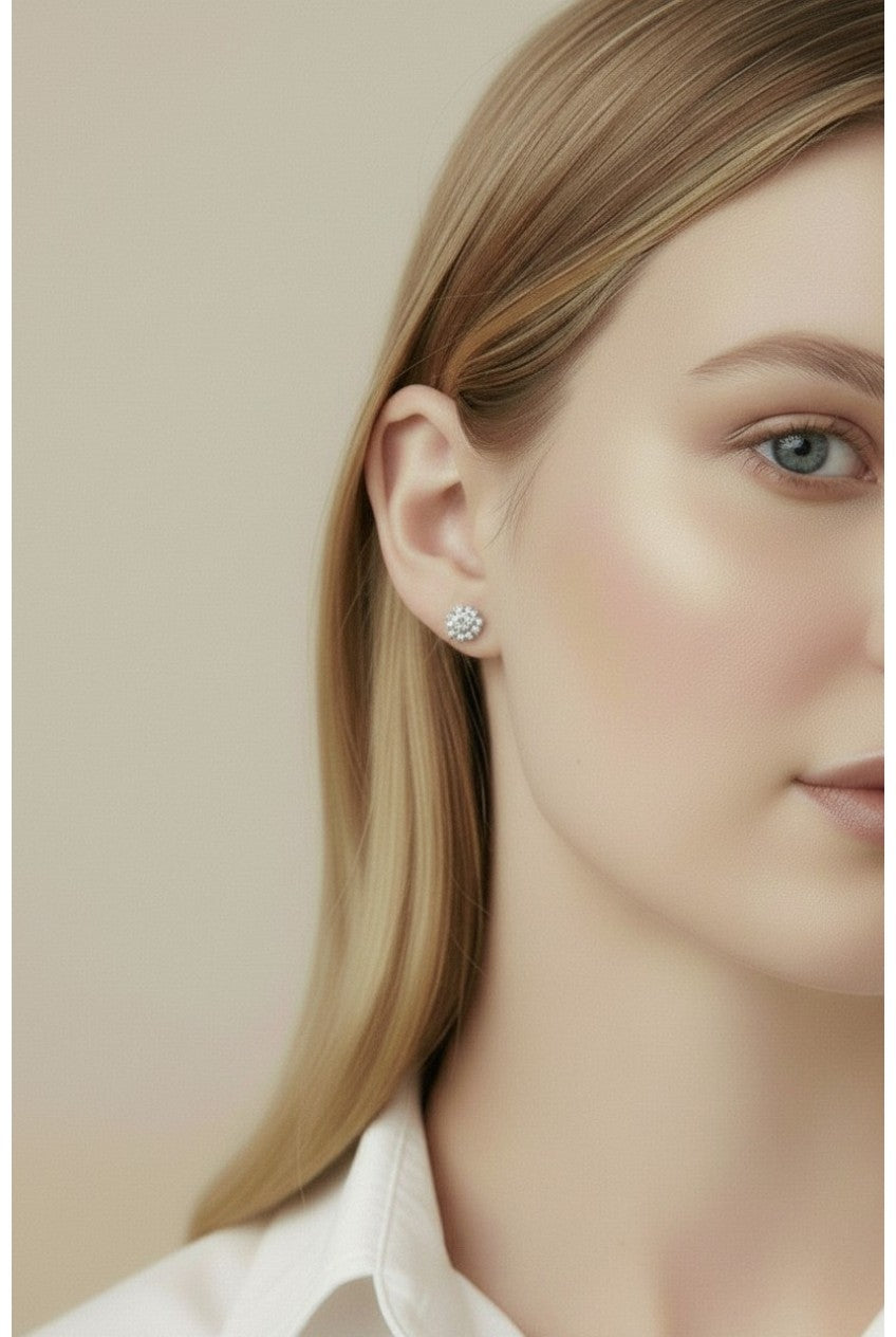 ✨ 14k Solid Gold CZ Stud Earrings — 7A Stone. Real Gold. The Only Stud That Needs No Introduction