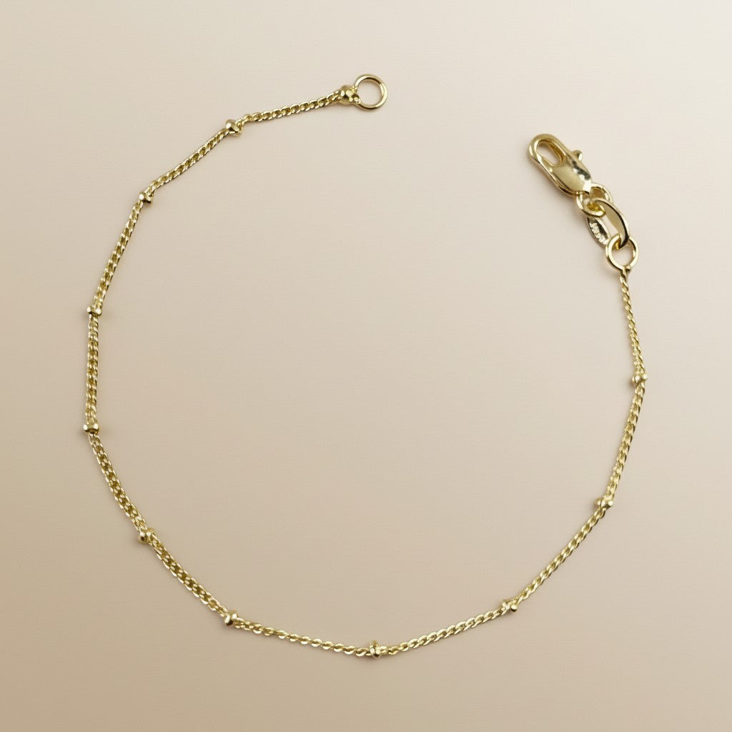 Satellite Chain Bracelet - Minimalist Gold Bracelet for Women