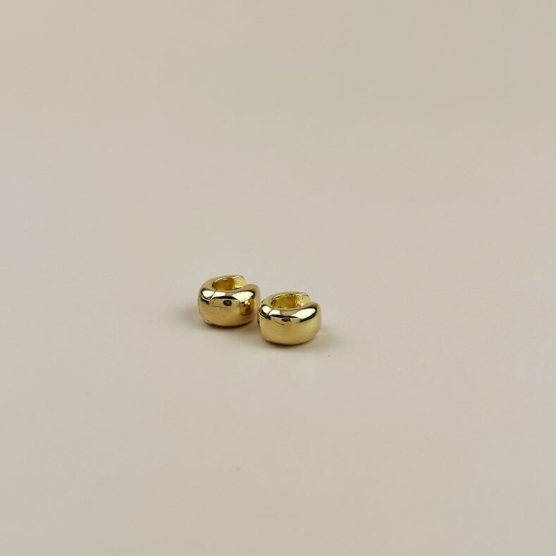 Chunky Hoop Earrings for Women - Thick Bold Statement Hoops