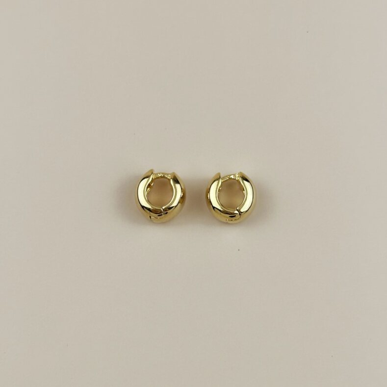 Chunky Hoop Earrings for Women - Thick Bold Statement Hoops