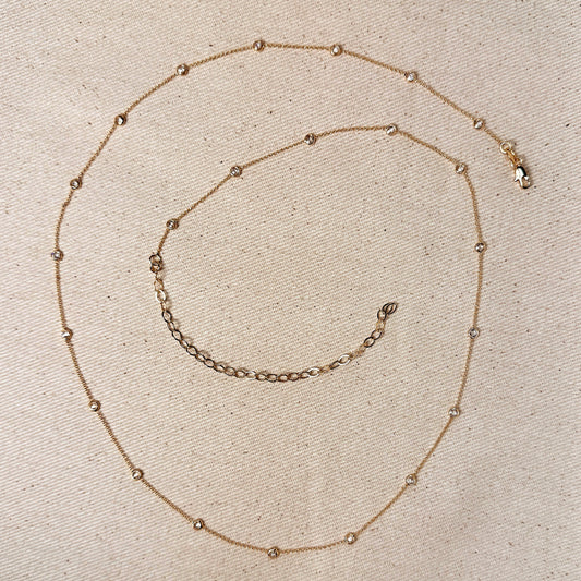 CZ Belly Chain - Sparkling Body Chain Jewelry for Women