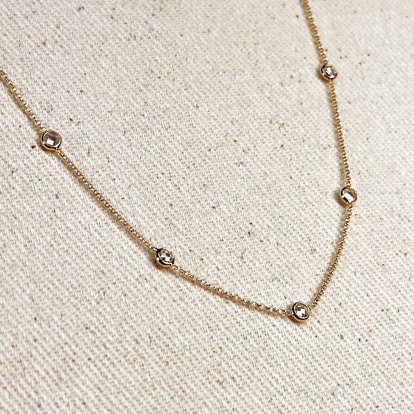 CZ Belly Chain - Sparkling Body Chain Jewelry for Women