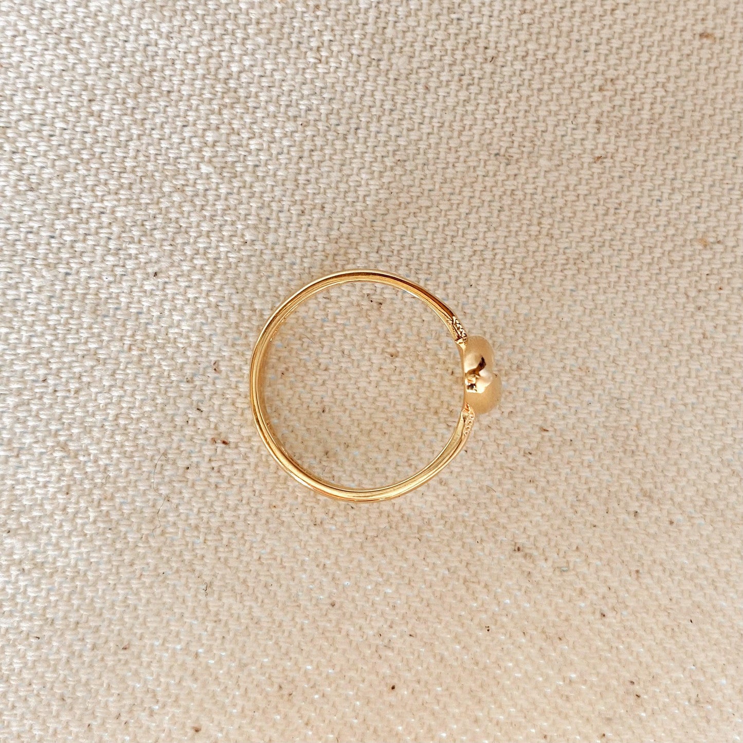 GoldFi 18k Gold Filled Cowrie Shell Ring