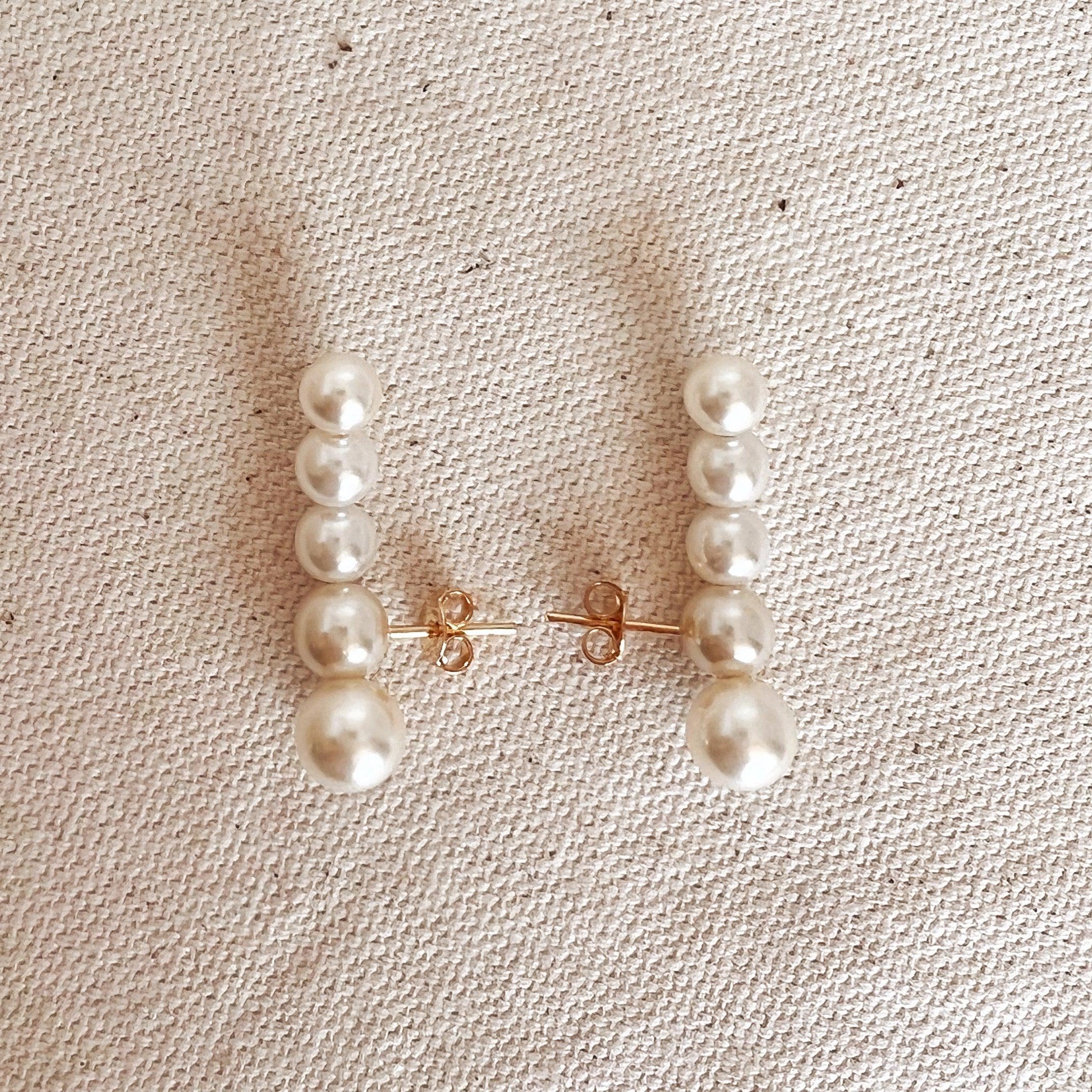 GoldFi 18k Gold Filled Pearl Ear Climber