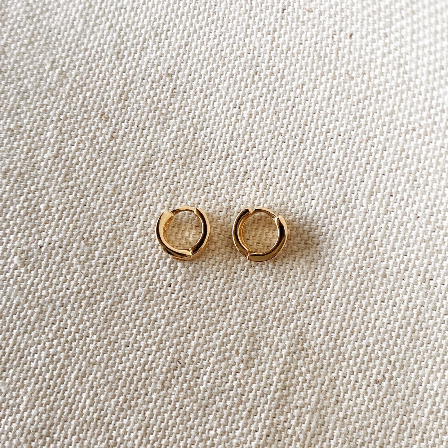 GoldFi 18k Gold Filled Petite Hoop Earrings