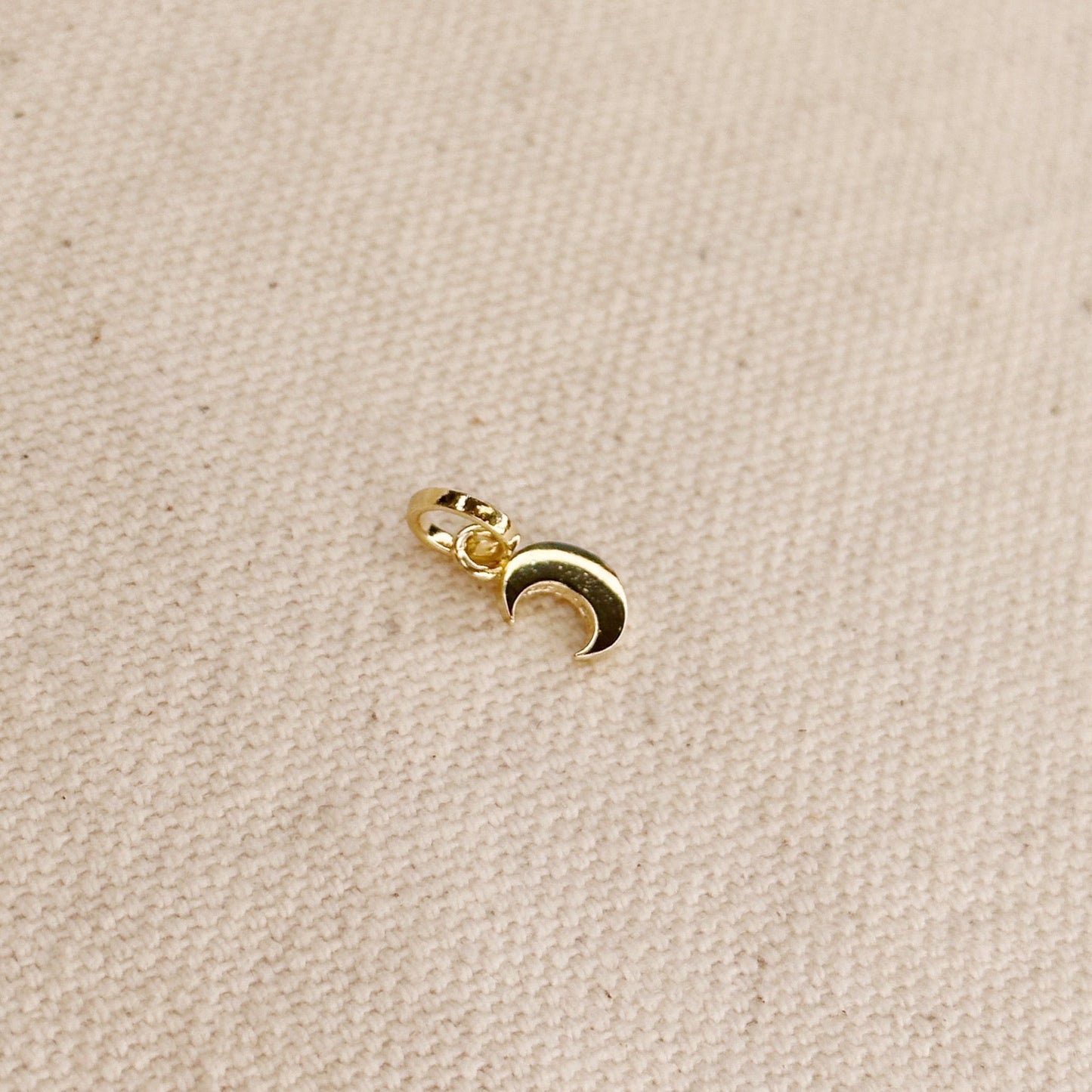 Mini Crescent Moon Charm -  Pendant for Women | Minimalist Celestial Jewelry