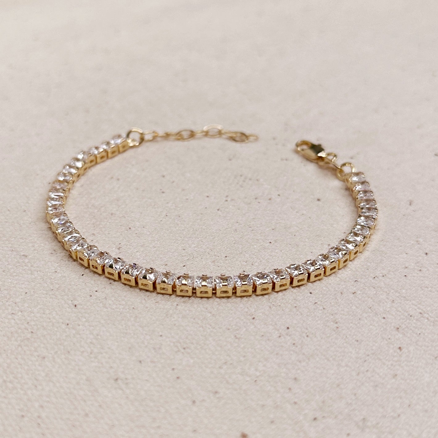 CZ Tennis Bracelet for Women - Sparkling Diamond Look Chain | Adjustable Luxury Jewelry