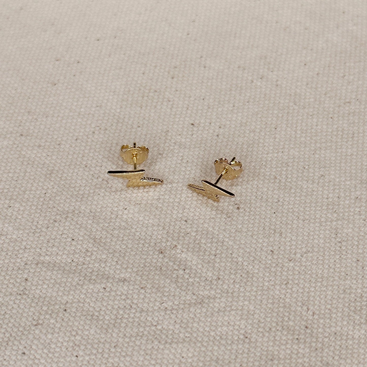 Mini Lightning Bolt Stud Earrings