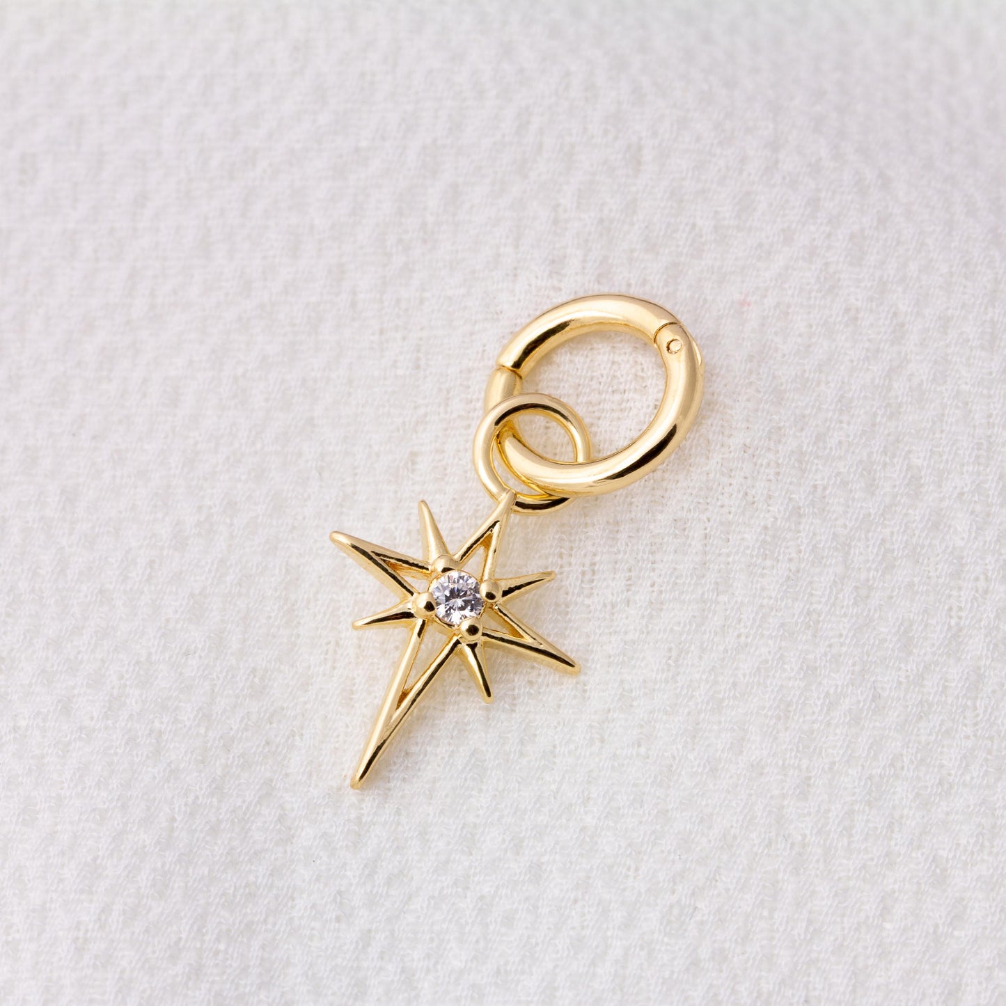 Mini Charm Stack Earrings | Huggie Charms | Dainty Hoop Earrings | Ear Stack Jewelry | Mix and Match Earrings