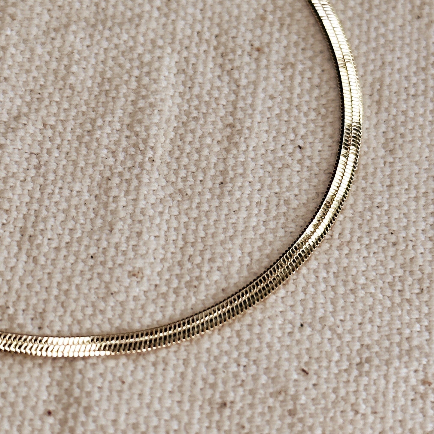 Chunky Herringbone Bracelet | Thick 2mm Chain Bracelet | Vintage Style Gold Bracelet | Luxury Layering Bracelet