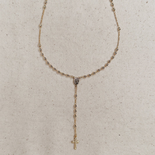 Rosary Necklace - Traditional Catholic Prayer Jewelry for Women