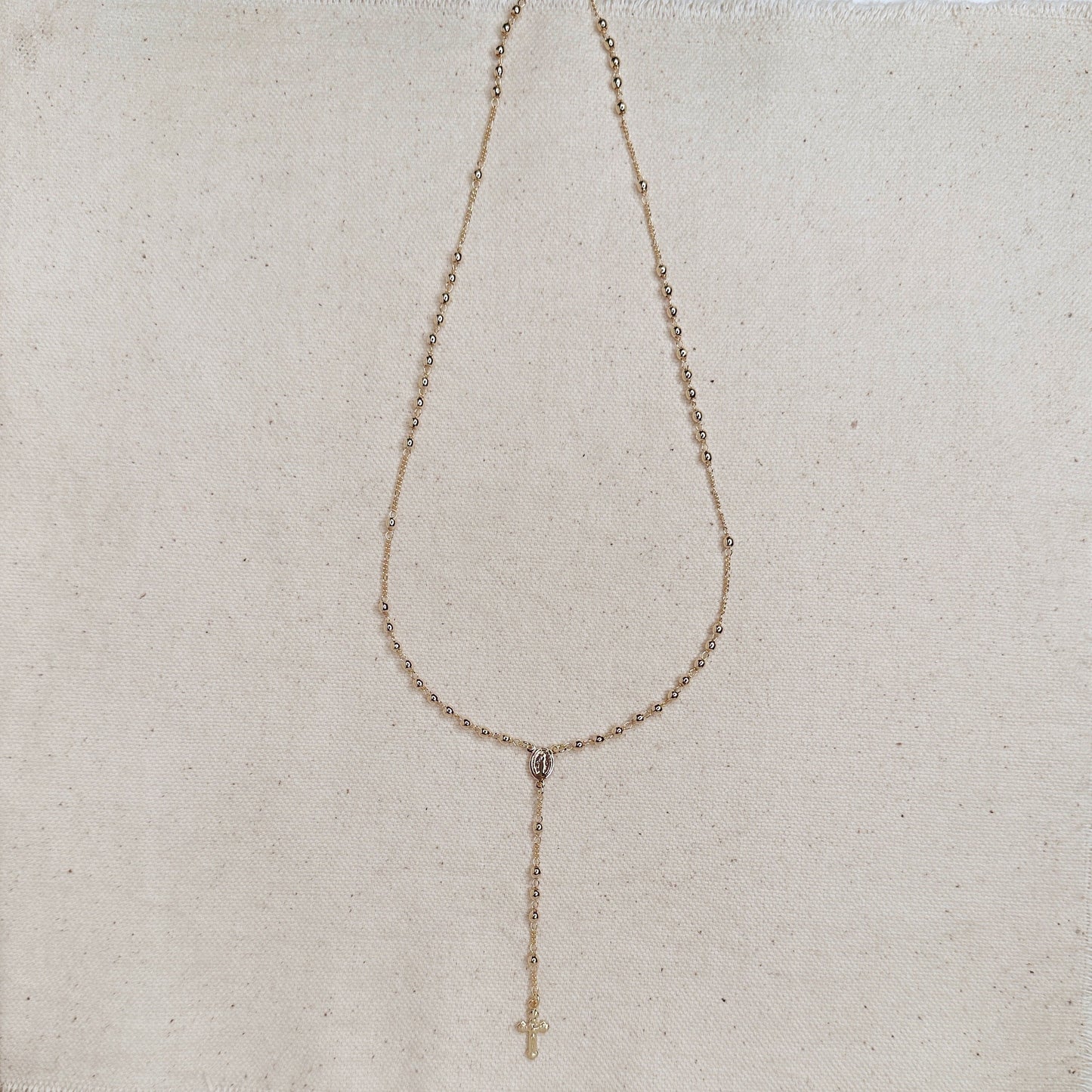 Rosary Necklace - Traditional Catholic Prayer Jewelry for Women