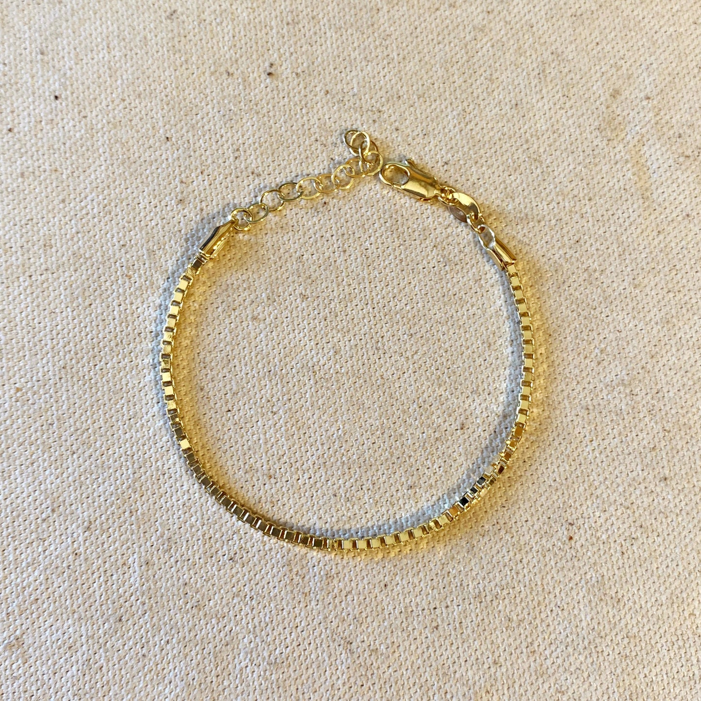 Chain Bracelet 2mm - Thick Chunky Gold Bracelet for Women