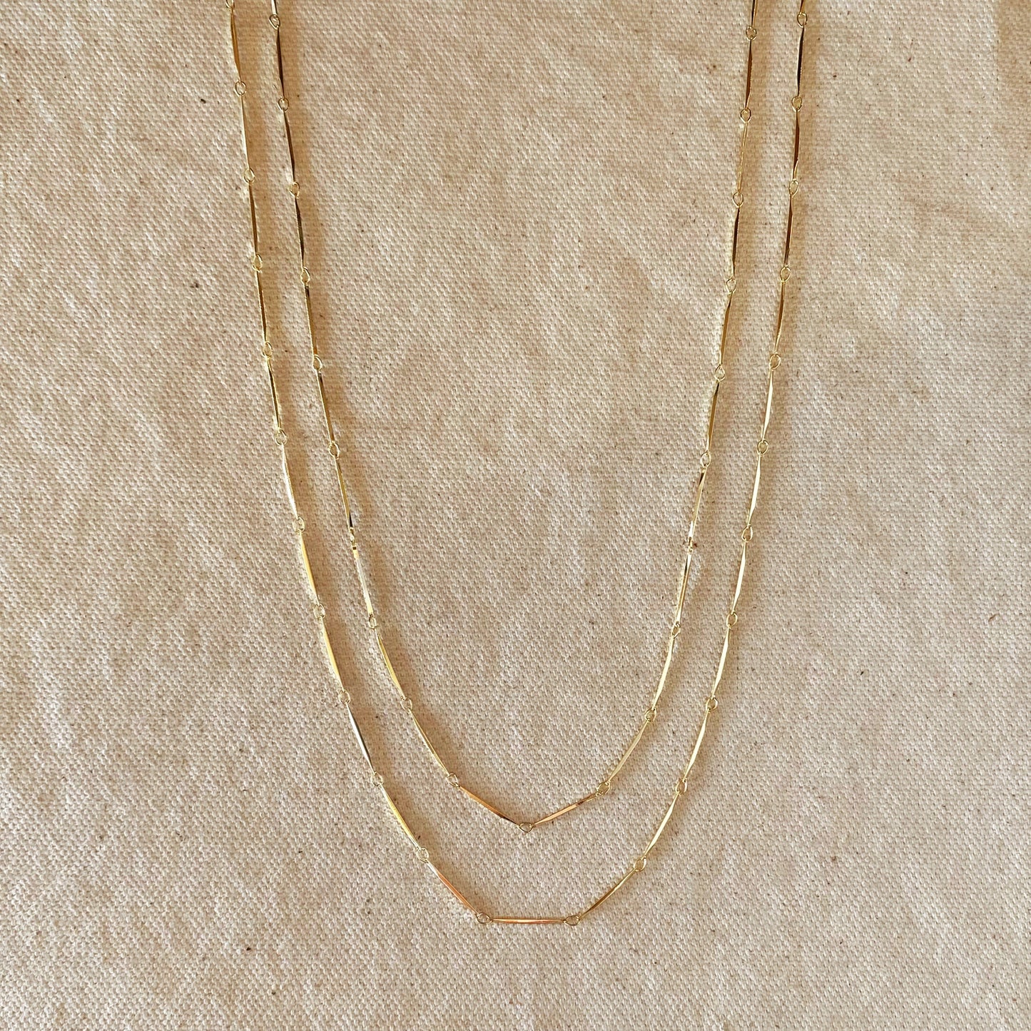 Delicate Curb Chain Necklace - Dainty Layering Jewelry for Women