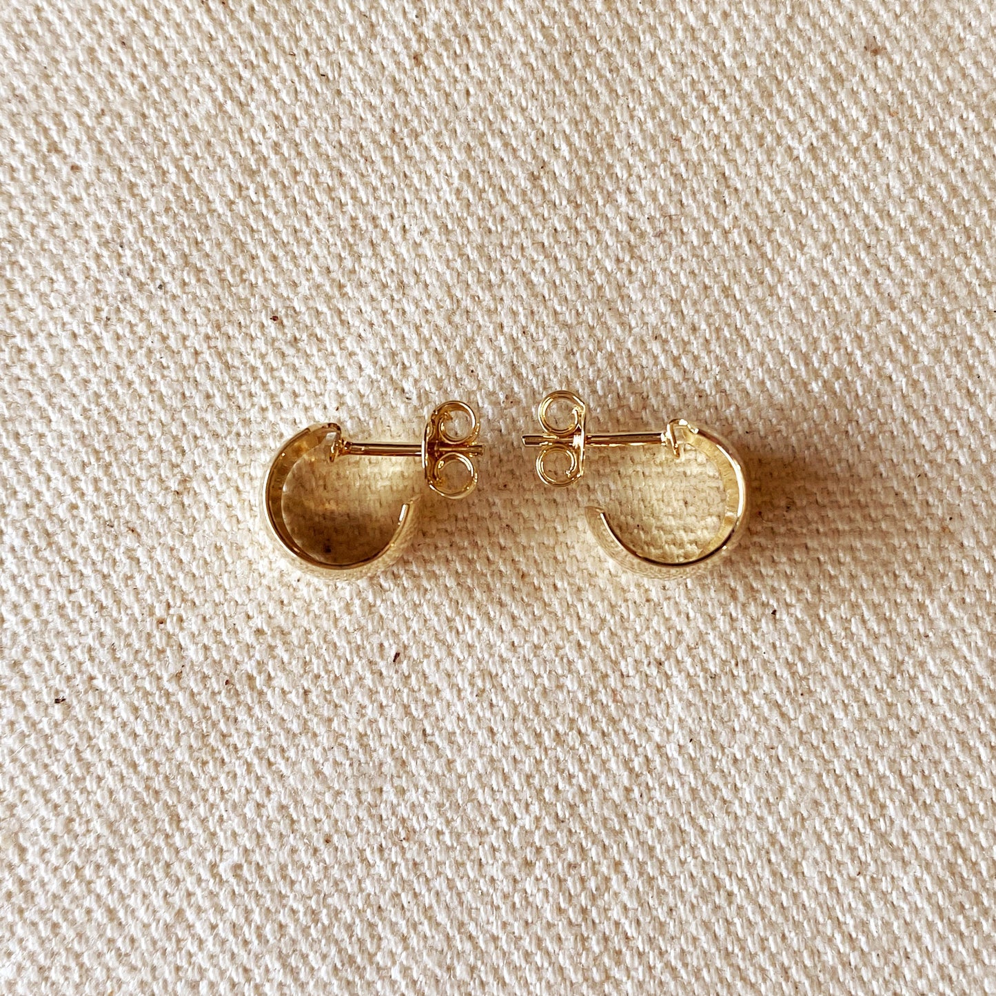 Semi-Hoop Earrings - Delicate Mini C-Hoop Earrings for Women