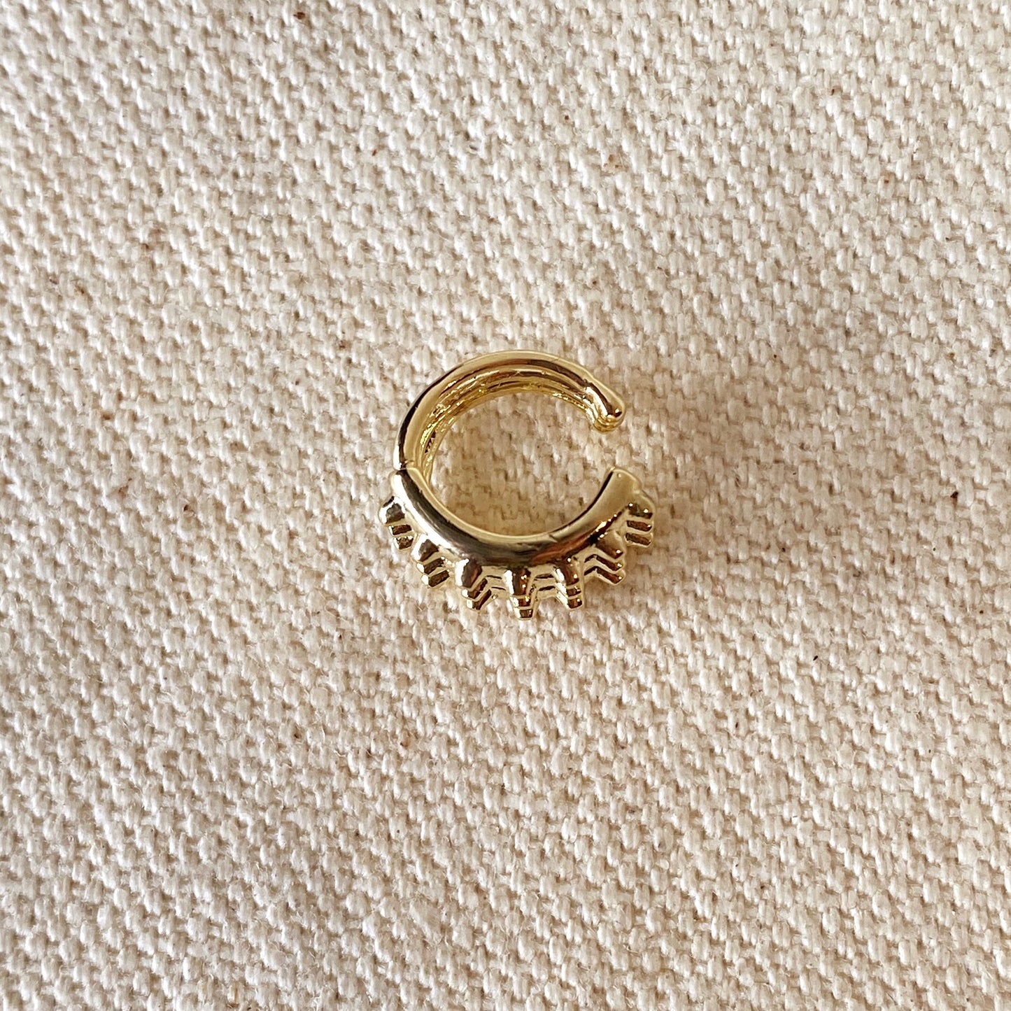 Triple Short Spike Ear Cuff