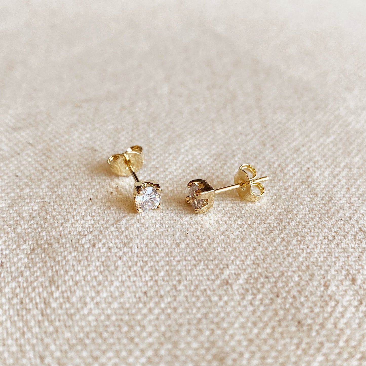 Premium Cubic Zirconia Stud Earrings - AAAAA Quality CZ Studs for Women