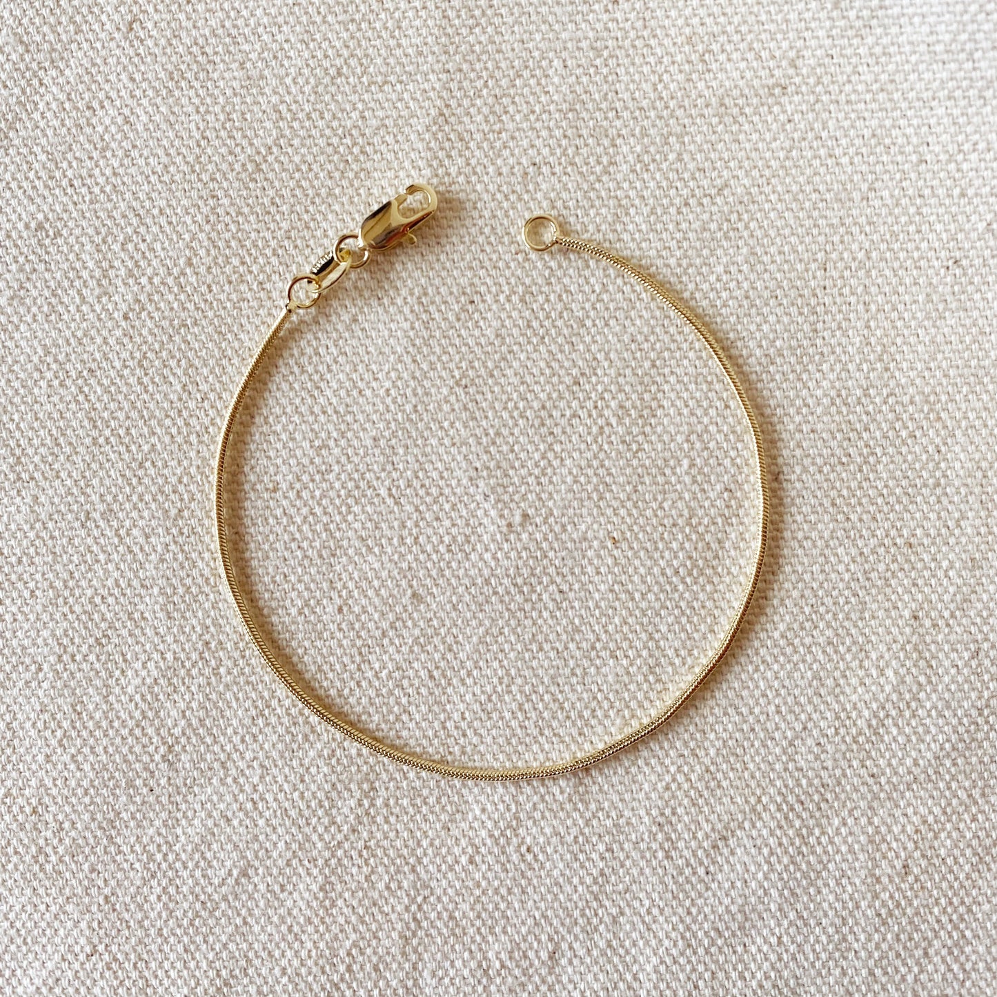 Simple Gold Chain Bracelet - Water-Resistant Hypoallergenic Jewelry