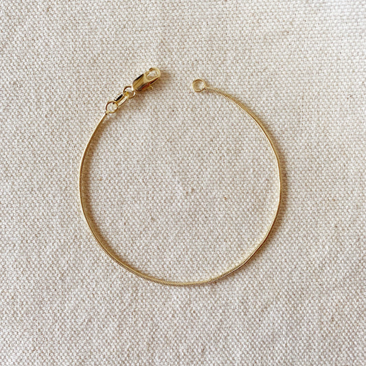 Simple Gold Chain Bracelet - Water-Resistant Hypoallergenic Jewelry