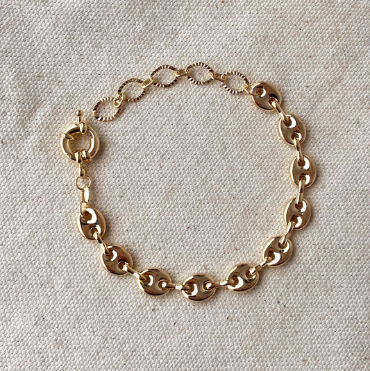 Puffy Mariner Chain Bracelet - Chunky Statement Jewelry for Women