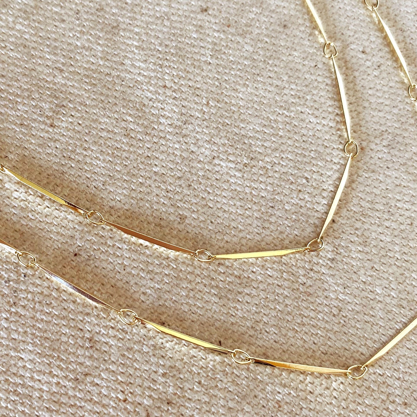 Delicate Curb Chain Necklace - Dainty Layering Jewelry for Women