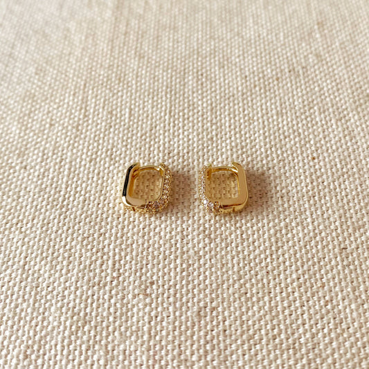 CZ Stud Earrings for Women | 9mm Diamond Look Studs | Premium Cubic Zirconia Earrings