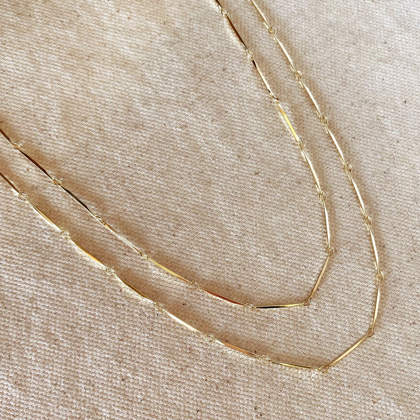 Delicate Curb Chain Necklace - Dainty Layering Jewelry for Women