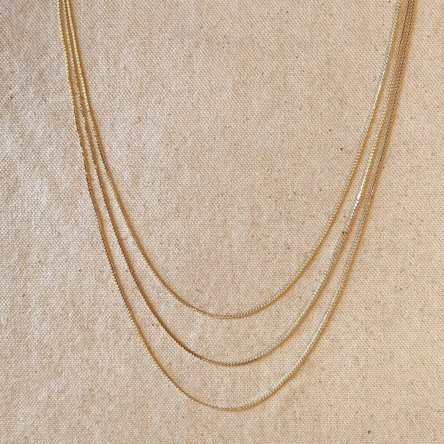 Delicate Chain Necklace - Ultra Thin Layering Chain for Women