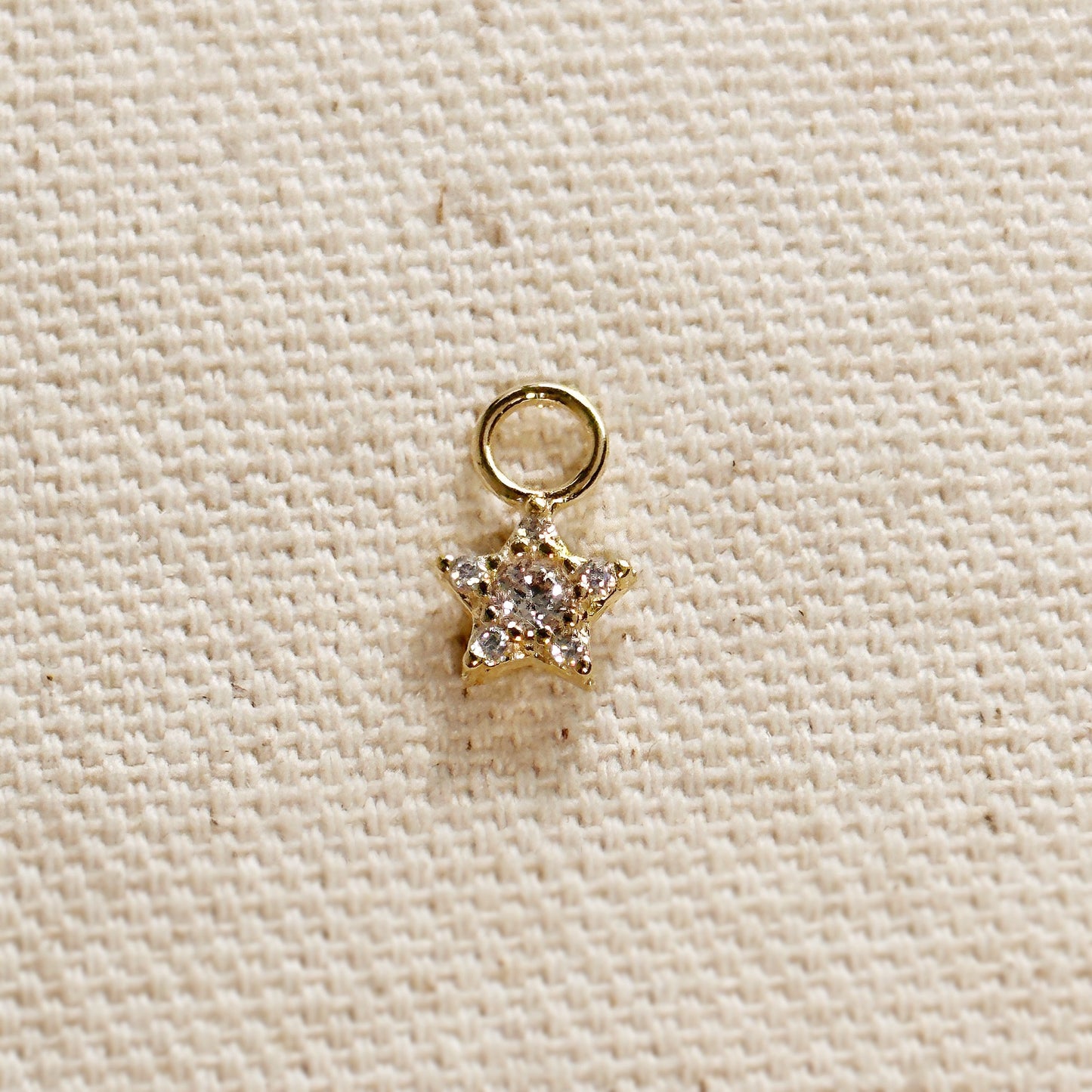 Sparkling Mini Star Earring Charm