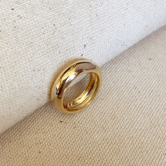 Chunky Statement Ring for Women - Hypoallergenic Waterproof Band Ring