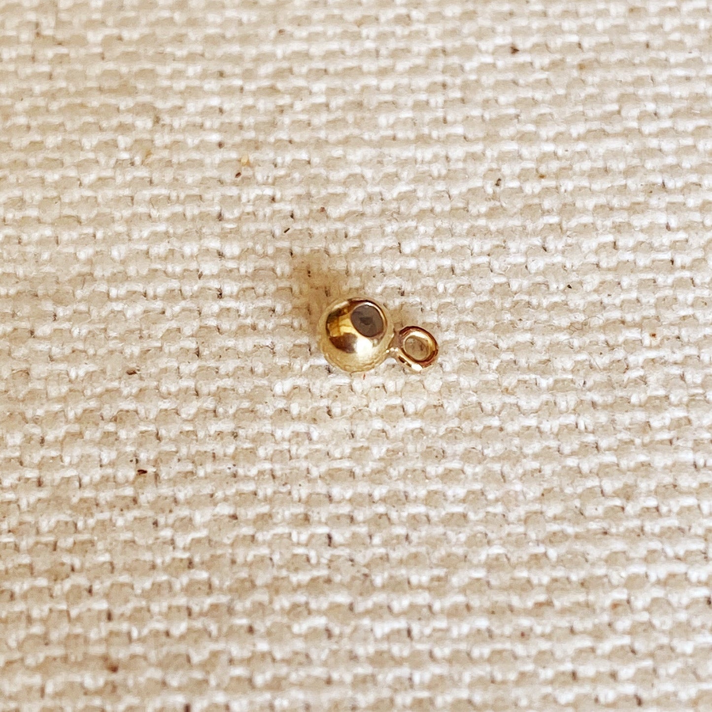 GoldFi 14k Gold Filled 3mm Bead w/Closed Ring