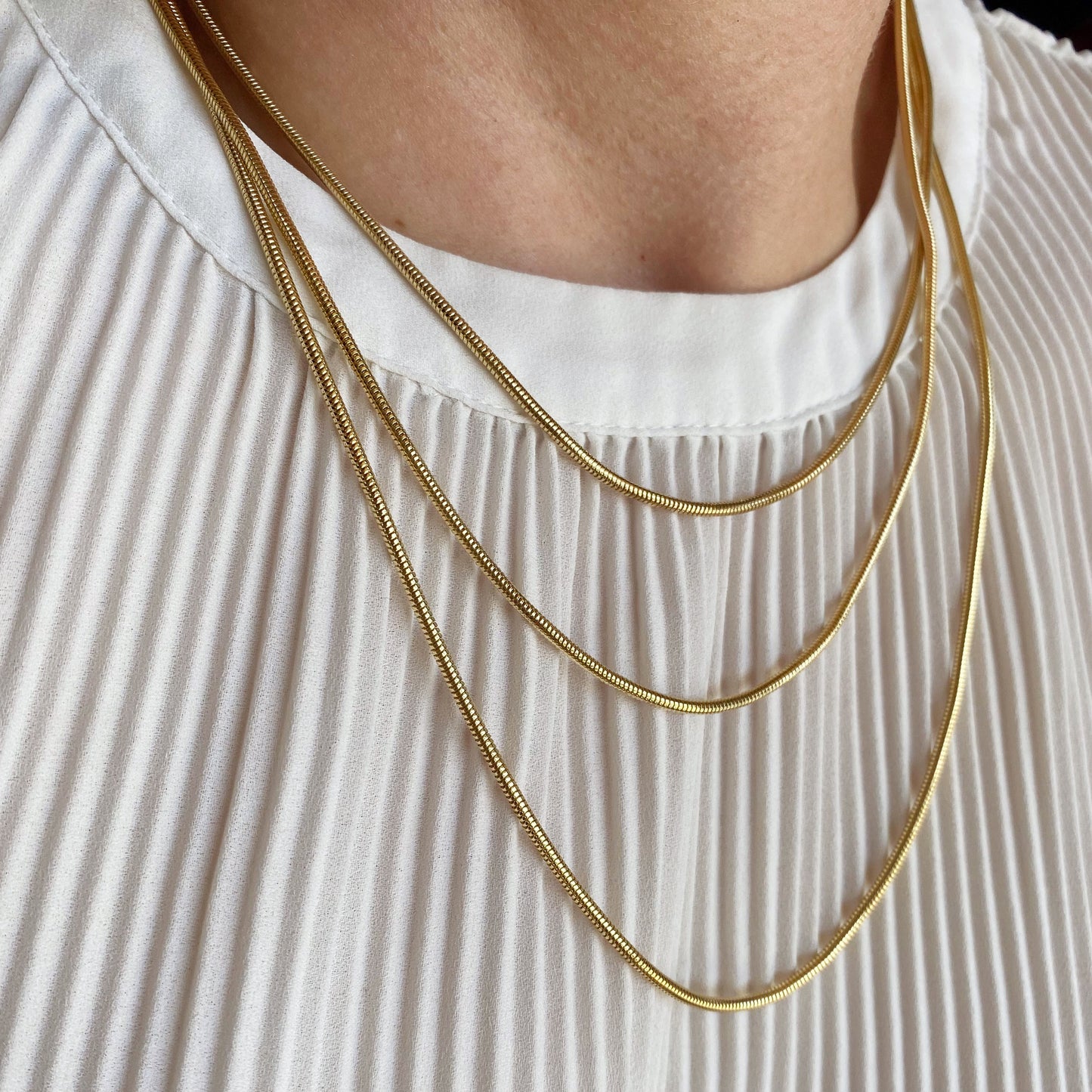 Luxurious Snake Chain Necklace - Premium Women's Jewelry
