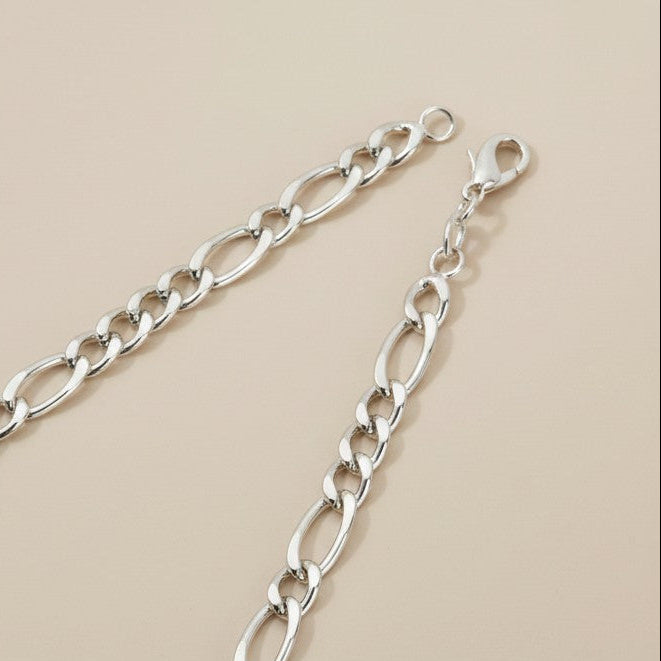 ⛓️ Sterling Silver 5.2mm Figaro Chain — The Figaro That Works Every Day. And Every Night.