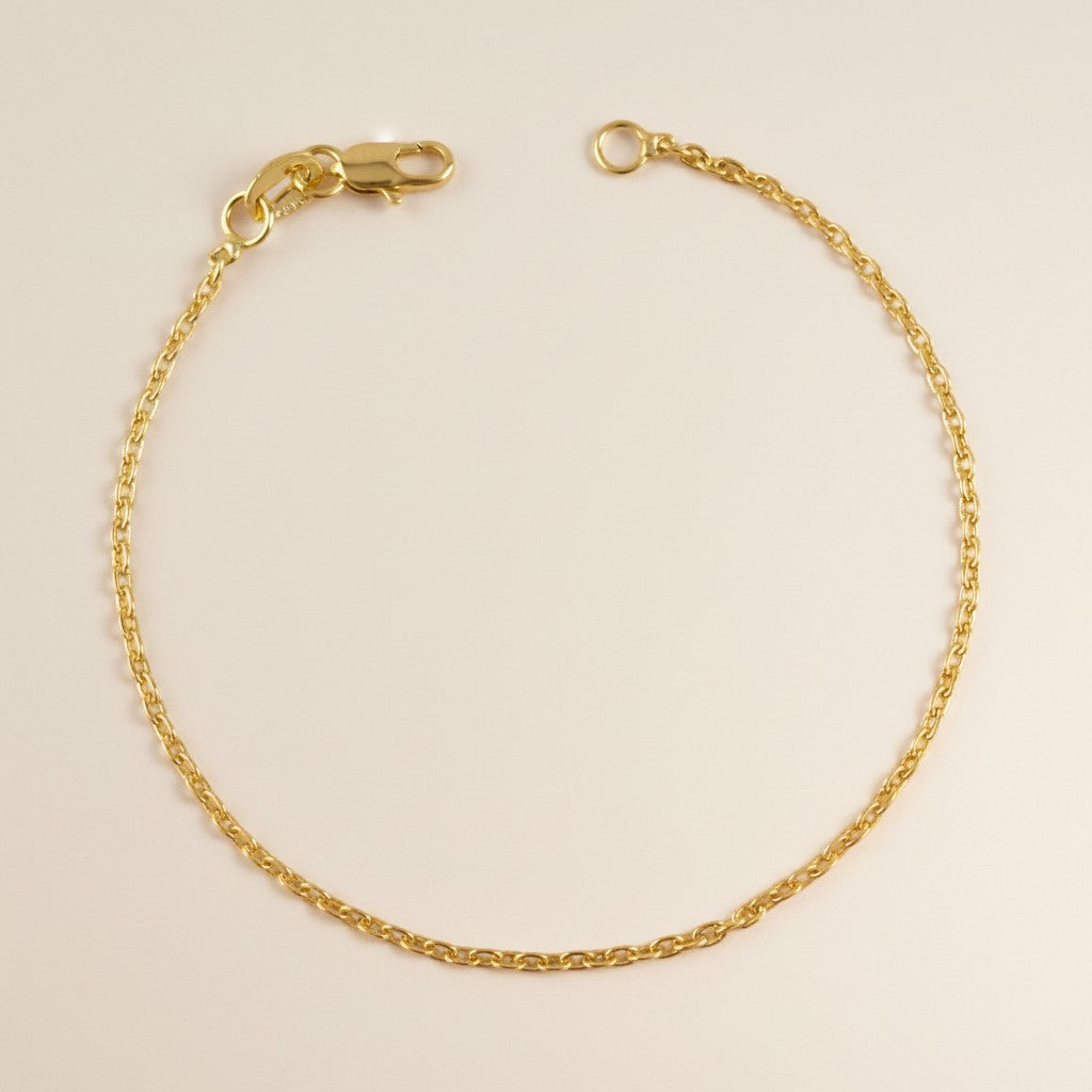 ⚓ 18k Gold Filled Anchor Chain Bracelet — The One You Never Take Off