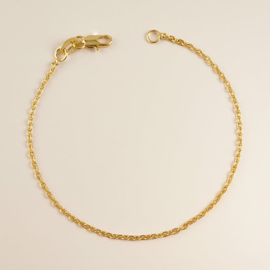 ⚓ 18k Gold Filled Anchor Chain Bracelet — The One You Never Take Off