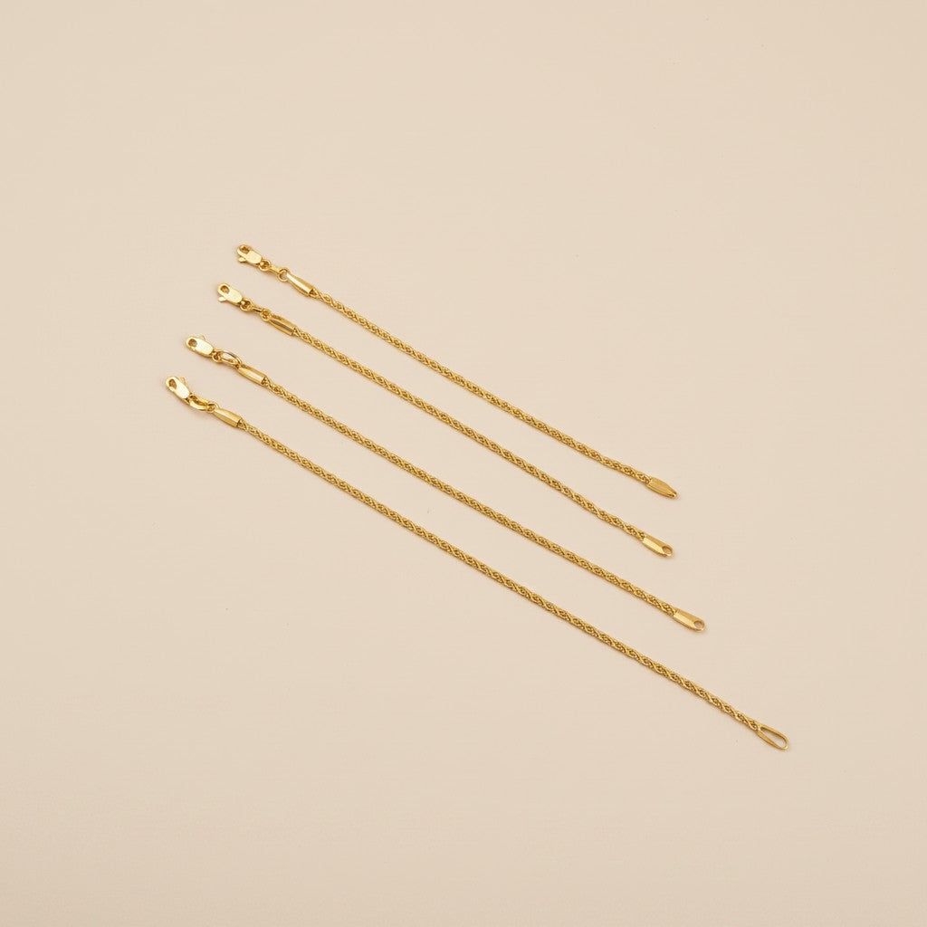 Delicate 18K Gold Filled Rope Bracelet - Your New Everyday Essential