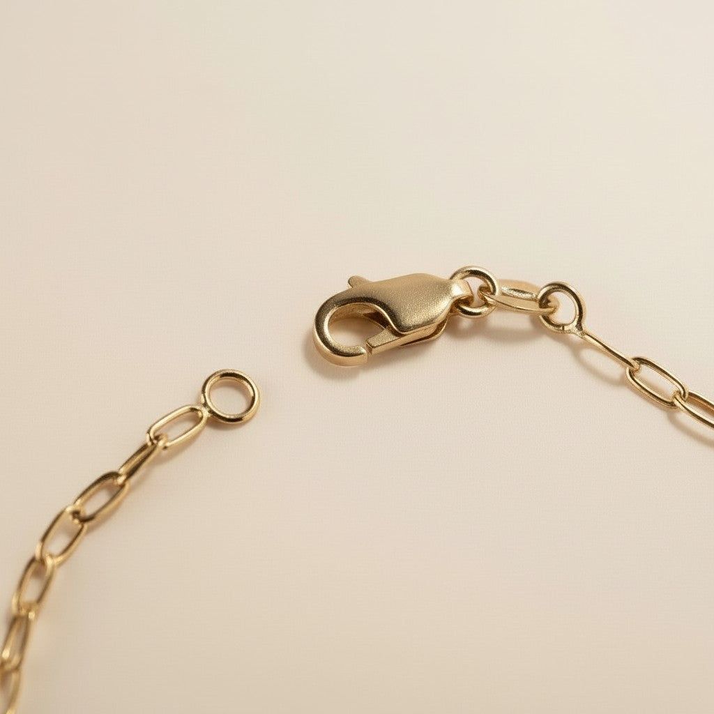 Cable Link Bracelet | Charm Bracelet 2.5mm | Dainty Chain Bracelet